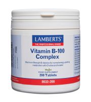 VITAMIN B-100 KOMPLEX kosttillskott (200 tabletter)