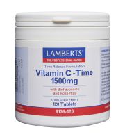 VITAMIN C 1500mg tabletter (Långsam utsöndring) (120 tabletter)