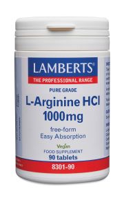 L-arginin 1000mg tillskott tabletter (arginintabletter) arginin kosttillskott