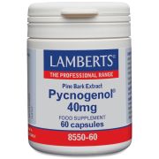 PYCNOGENOL 40 mg (Maritime pine bark – martall extrakt proantocyanidiner) (60 kapslar)
