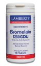 Bromelain 500mg (ananas proteolytiska proteas enzymer gdu) kosttillskott (60 tabletter)